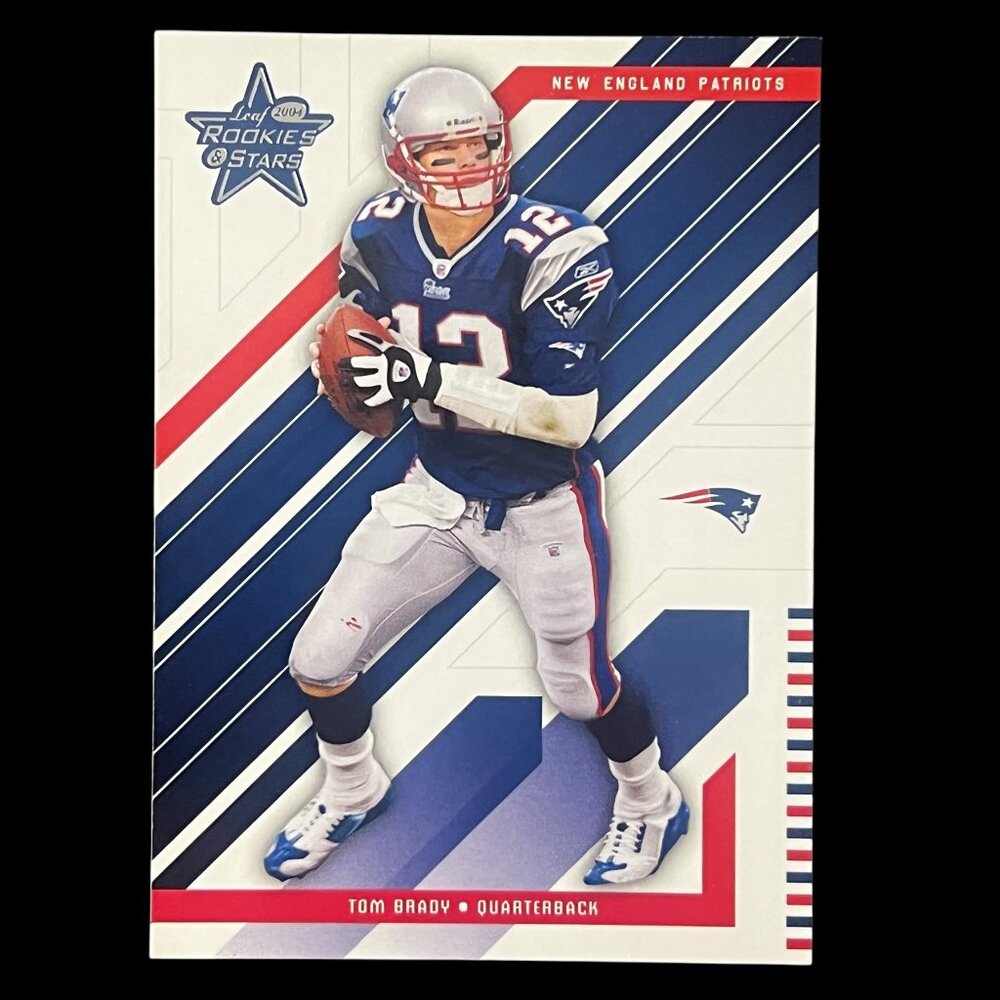 Tom Brady 2004 Leaf Rookie & Stars #56  | NM+ or better | The GOAT | Patriots